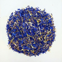 Василек лепестки синий