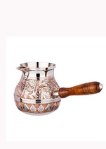 733-111 Турка резная "ROSSO" 450 мл латунь